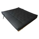 Ver imagem 4 de Futon Casal King Oriental Preto Madeira Nobre