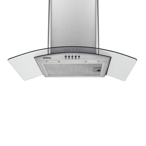 Coifa de Parede Mondial 220V, 250W, Inox, Cf60-01