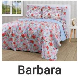Colcha Cobre Leito Casal Queen Patchwork Ultrasonic Barbara Dupla face - 1