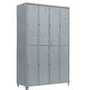 Ver imagem 1 de Armário Roupeiro de Aço Vestiário Academia 8 Portas Locker