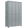 Armário Roupeiro de Aço Vestiário Academia 8 Portas Locker - 1
