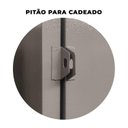 Ver imagem 4 de Armário Roupeiro de Aço Vestiário Academia 8 Portas Locker
