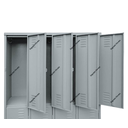 Ver imagem 2 de Armário Roupeiro de Aço Vestiário Academia 8 Portas Locker