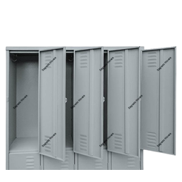 Armário Roupeiro de Aço Vestiário Academia 8 Portas Locker - 2