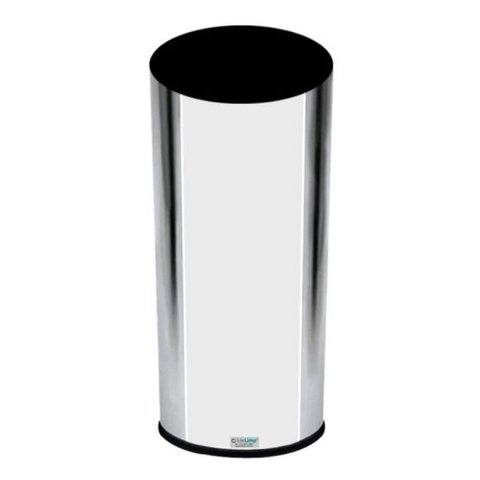 Lixeira Inox sem Tampa Redonda 30 L MS