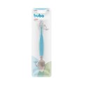 Ver imagem 3 de Colher para Bebês Criança 2 em 1 Raspa Frutas Silicone Inox:azul