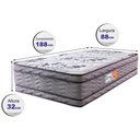 Ver imagem 2 de Colchão Solteiro Cama Inbox Ortopédico Double Face Espuma D45 88x188x32