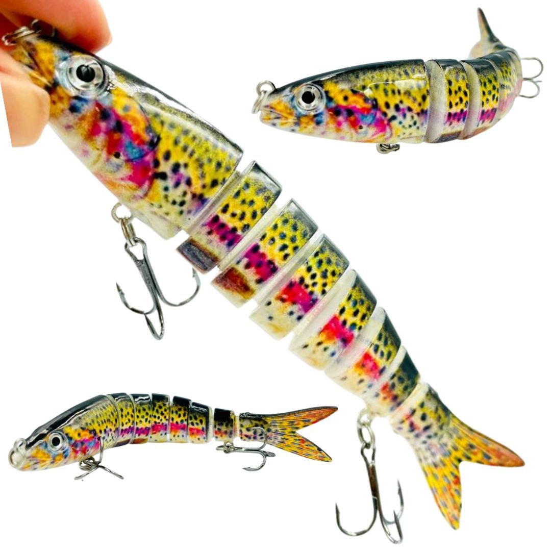 Isca Artificial Piau Lambari Tuvira Articulada Para Robalo Tucunaré Traíras 13.4cm 18g Cor10