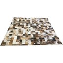Ver imagem 1 de Tapete de Couro Marrom Malhado Escuro 2,00x2,00 C/B Peça 10