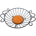 Ver imagem 3 de Fruteira de Mesa Redonda de Ferro e Madeira Grande Organização e Decoração para Cozinhas e Áreas