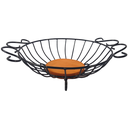 Ver imagem 4 de Fruteira de Mesa Redonda de Ferro e Madeira Grande Organização e Decoração para Cozinhas e Áreas