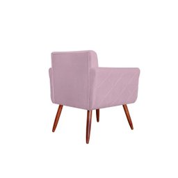 Poltrona Decorativa Nina Capitonê Lilas Vallisa Decor - 4