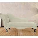 Ver imagem 2 de Recamier Divã Namoradeira Olívia Suede Bege Vallisa Decor