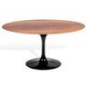 Mesa Saarinen Oval Imbuia 120x80cm - Base Preta Mgsaarinen - 1
