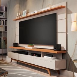 Home para Tv 1.8 Polaris Off White Nature - 1
