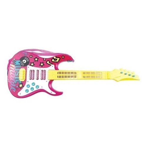 Brinquedo Guitarra Musical Girafa Teclado Infantil Som