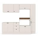 Ver imagem 2 de Cozinha Completa 5 Peças Rubi Off White e Branco Yescasa