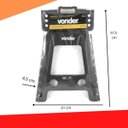 Ver imagem 5 de Banqueta Plástica Multiuso Dobrável 450mm até 150kg Vonder