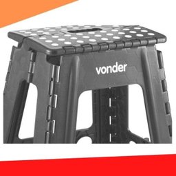 Banqueta Plástica Multiuso Dobrável 450mm até 150kg Vonder - 4