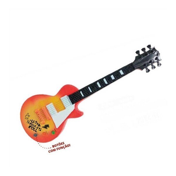 Brinquedo Guitarra Show Músical com Luz e Som Toyng Ref.41810 - 2