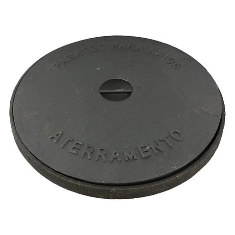 Tampa P/ Caixa Inspeção Aterramento 300mm Ferro Fundido Paratec