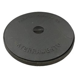 Tampa P/ Caixa Inspeção Aterramento 300mm Ferro Fundido Paratec - 1