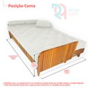 Ver imagem 3 de Sofá Cama Paris Ripado Acquablock Preto Madeira Nobre