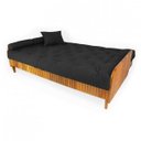 Ver imagem 7 de Sofá Cama Paris Ripado Acquablock Preto Madeira Nobre