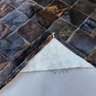 Tapete De Couro Marrom exótico escuro 2,00x2,40 c/b pç 10x10 - 3