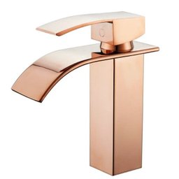 Torneira Banheiro Gourmet Premium Misturador Monocomando Bica Baixa T103-04 Rosa Gold Luuk Young - 4