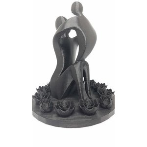 Escultura Mãe e Filho - Impresso em 3D