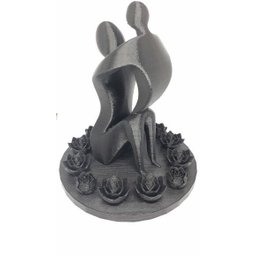 Escultura Mãe e Filho - Impresso em 3D - 2