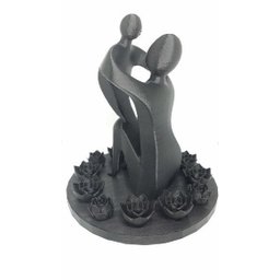 Escultura Mãe e Filho - Impresso em 3D - 3