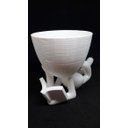 Ver imagem 2 de Vaso Decorativo - Robert Plant - Leitor - 17 CM - Impresso em 3D