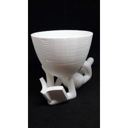 Vaso Decorativo - Robert Plant - Leitor - 17 CM - Impresso em 3D - 2