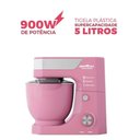 Ver imagem 2 de Batedeira Planetária Britânia BBPE02A 5L 900W 12 Velocidades Rosa 110V