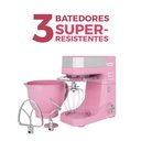 Ver imagem 6 de Batedeira Planetária Britânia BBPE02A 5L 900W 12 Velocidades Rosa 110V