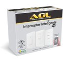 Ver imagem 2 de INTERRUPTOR INTELIGENTE WIFI TOUCH AGL 2 TECLAS CINZA - UNIDADE