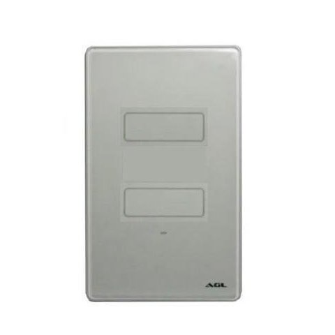 INTERRUPTOR INTELIGENTE WIFI TOUCH AGL 2 TECLAS CINZA - UNIDADE