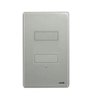 INTERRUPTOR INTELIGENTE WIFI TOUCH AGL 2 TECLAS CINZA - UNIDADE - 1