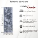Ver imagem 4 de Peseira Premium Pelúcia Pelo Alto Cama Casal Queen Size 2,2mx50cm: Branco