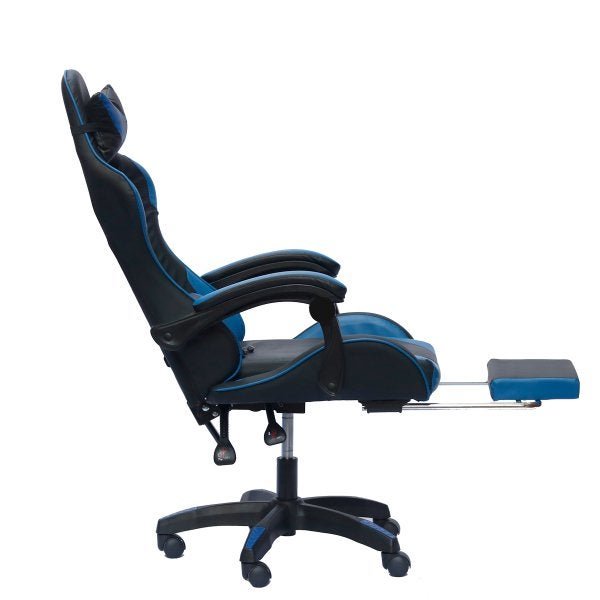 Cadeira Gamer Ktrok Proseat Giratória Retrátil - Azul - 2