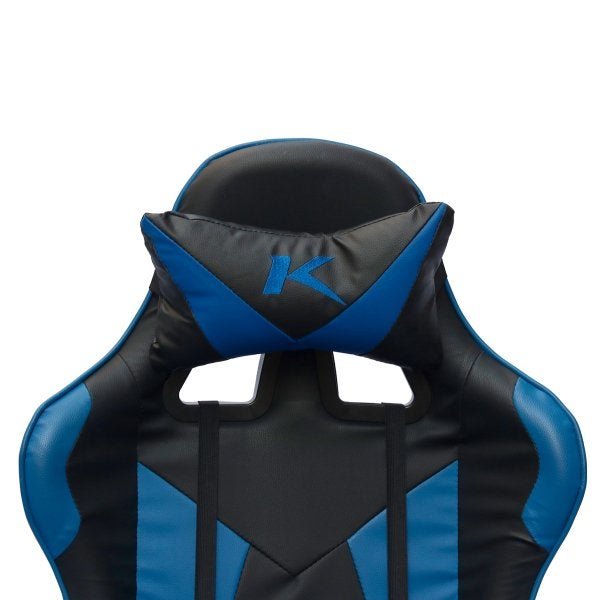 Cadeira Gamer Ktrok Proseat Giratória Retrátil - Azul - 5
