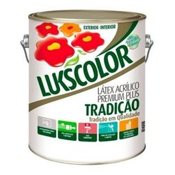 Tinta Latex Lukscolor Galão 3,6lts Diversas Cores:verde Primavera - 1