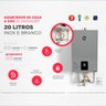 Aquecedor de Água a Gás Digital Rheem 20 Litros Gn Bivolt Aço Inox - 6