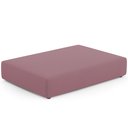 Ver imagem 1 de Puff Pet Cama Estofada para Cachorro Marley L02 Suede Rosê - Inoviza