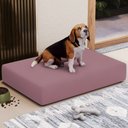 Ver imagem 2 de Puff Pet Cama Estofada para Cachorro Marley L02 Suede Rosê - Inoviza