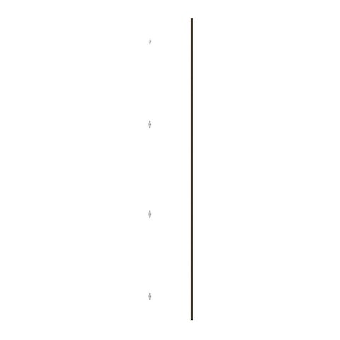 Porta Closet para Roupeiro de Canto Reto com Puxador Perfil Inox Luciane Móveis