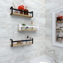 Ver imagem 7 de Prateleira Box Organização Casa Sala Quarto Decoração 45cm Preta