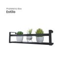 Ver imagem 2 de Prateleira Box Organização Casa Sala Quarto Decoração 45cm Preta